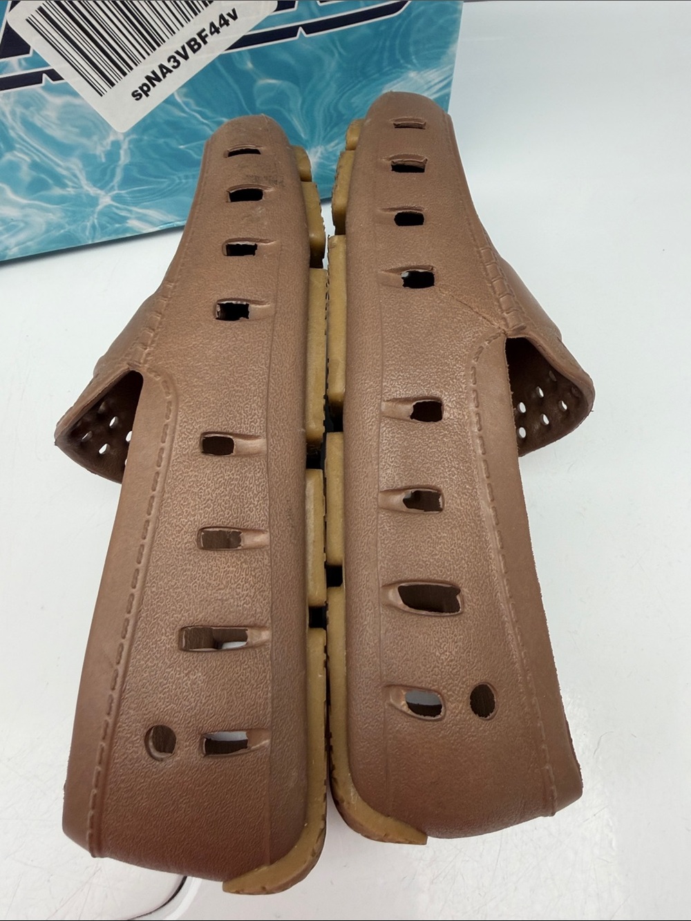 Floaters Kids Brown Slip-On Water Shoes - Picture 2 of 3